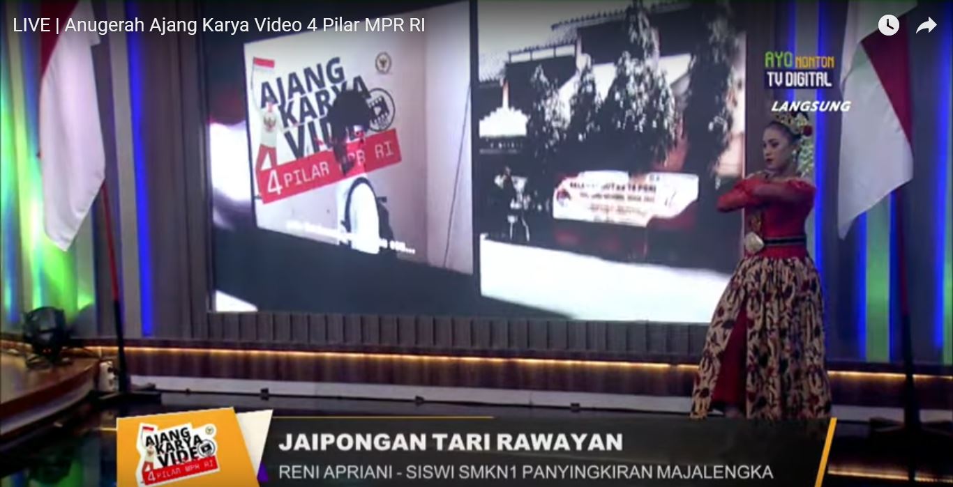reni apriani opening anugerah ajang video 4pilar mpr ri 2