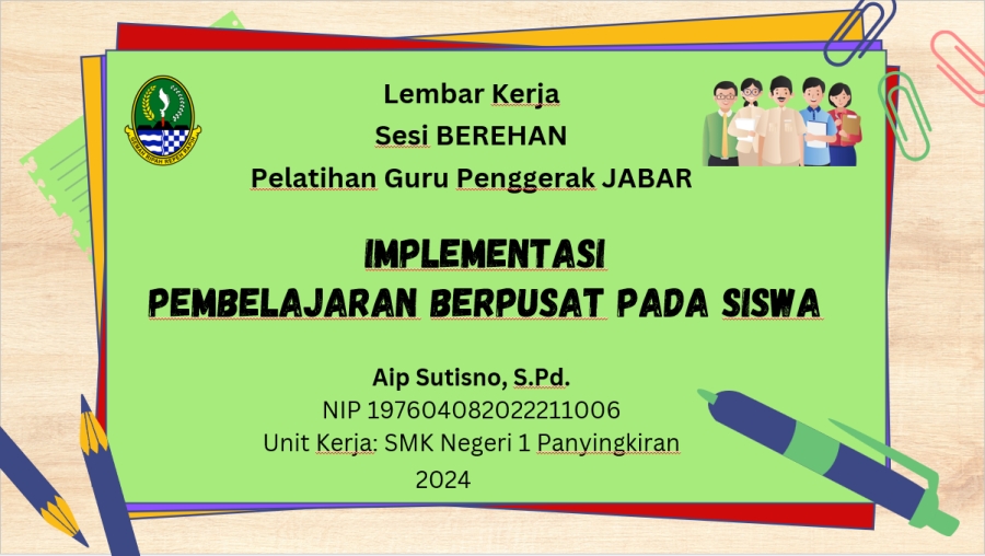 Aksi Nyata Pembelajaran Berpusat Pada Siswa