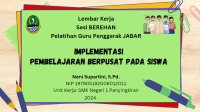 Aksi Nyata Implementasi Pembelajaran Berpusat pada Siswa di Sekolah